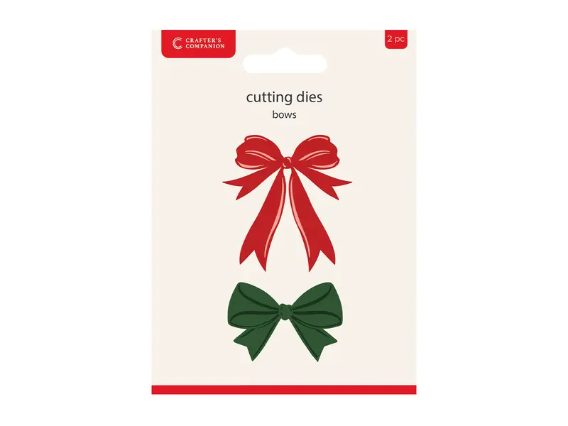 Crafters Companion Christmas Bow Embellishment Metal Die 1