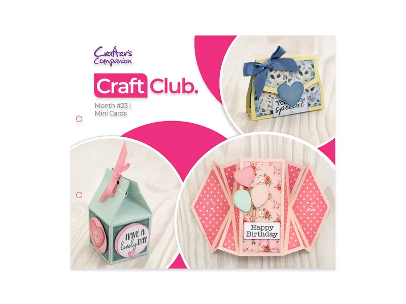Crafter'S Companion Craft Club Mini Card Kit – Pre-Cut 3.5X4.5 Inch Blank Cards 1