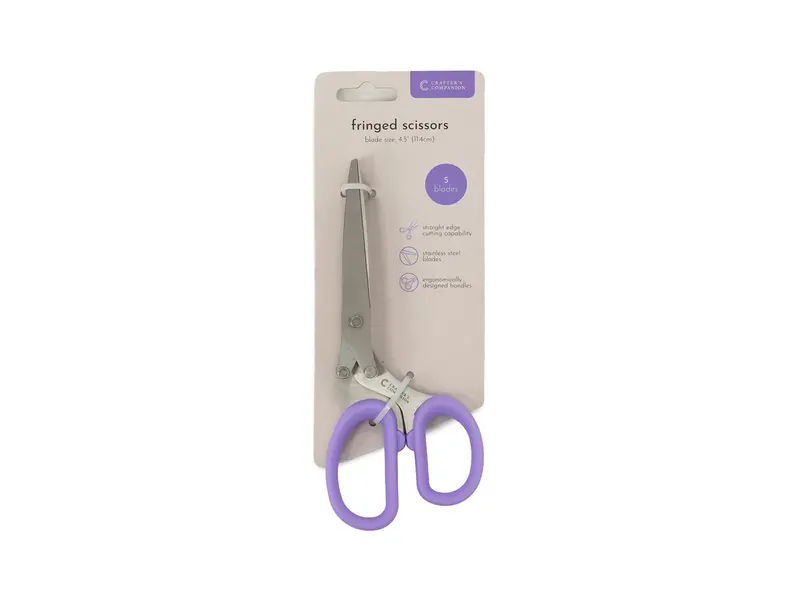 Crafter'S Companion Fringed Edge Scissors – Precision Craft Tool 1