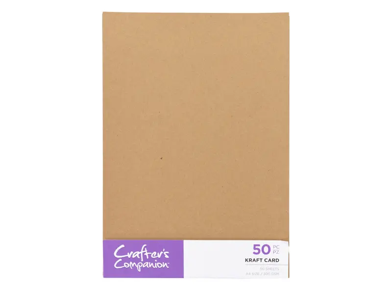 Crafter'S Companion Kraft Cardstock – 50 Sheets, Premium Heavyweight Paper 1