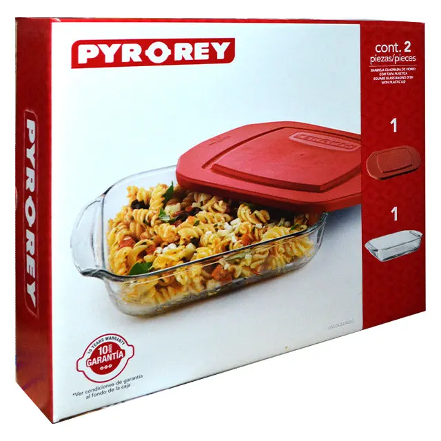 Crisa Pyrorey Square Ceramic Baking Dish – Oven-To-Table Ready 1
