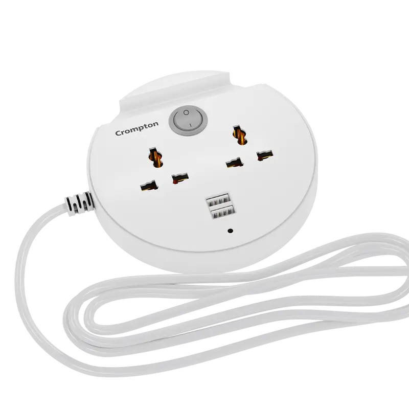 Crompton Powerbox Alpha Cu 6A Extension Board – White, Corded Utility Model 1