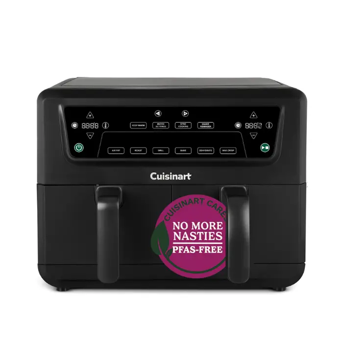 Cuisinart Xxl Dual-Drawer Air Fryer – 10.4L Total Capacity, 2400W Power, Premium Black Finish 1