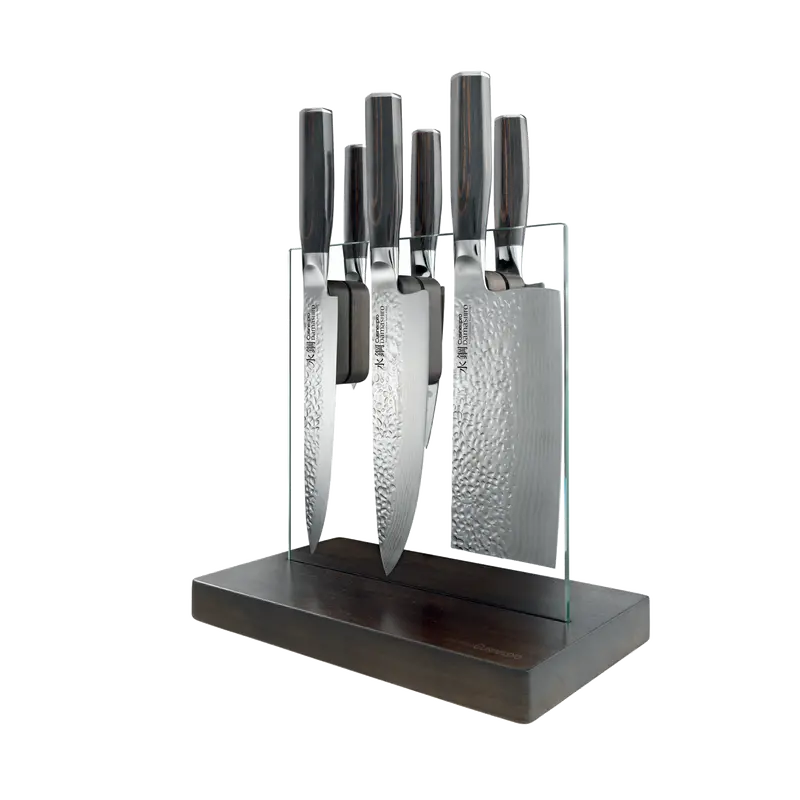 Cuisine::Pro® Damashiro® Emperor Hikari 7-Piece Knife Block 1