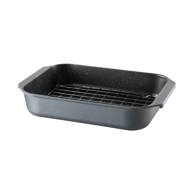 Cuisine::Pro Granite Roasting Pan With Rack – 5.9 Quart 1