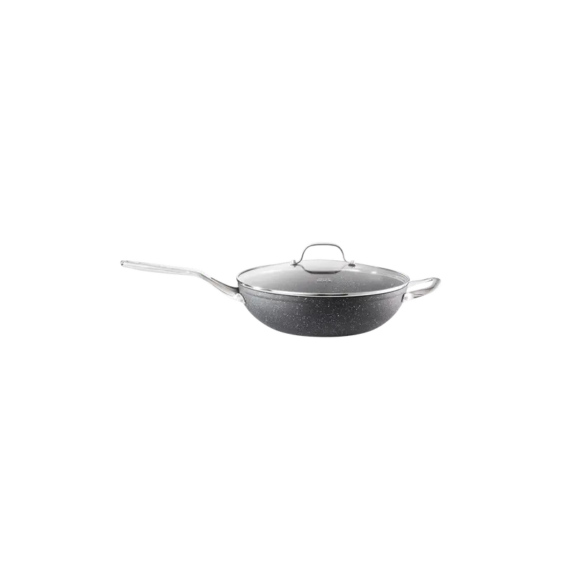 Cuisine::Pro® Ironroc® 12-Inch Wok With Lid 1