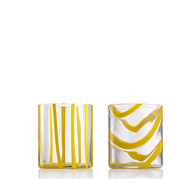 Cyrcus Double-Wall Yellow Tumbler Set (2 Pcs) 1