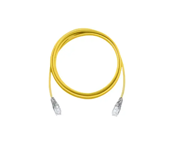 D-Link Cat6 Ethernet Cable – 1M Yellow, 24 Awg Pvc Round Patch Cord 1