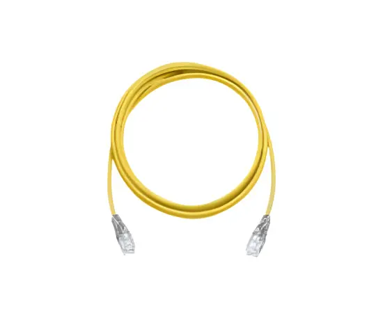 D-Link Cat6 Utp Patch Cable – 0.5M Yellow, 24 Awg Pvc Round Design 1