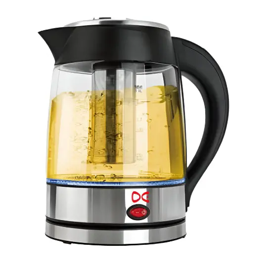 Daewoo Glass Electric Kettle – Led Illumination, Warm-Hold Function, 1.8L & 2000W Performance 1