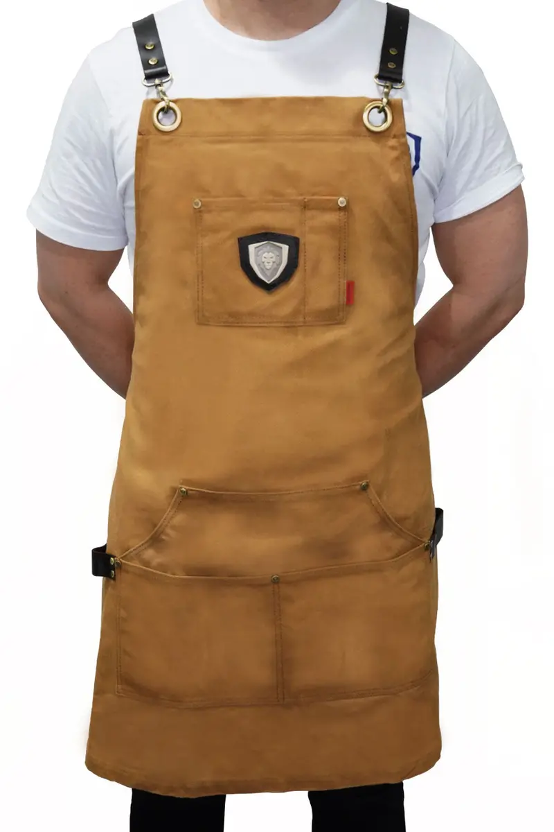 Dalstrong 'Desert Drifter' Heavy-Duty Waxed Canvas Professional Chef Apron 1