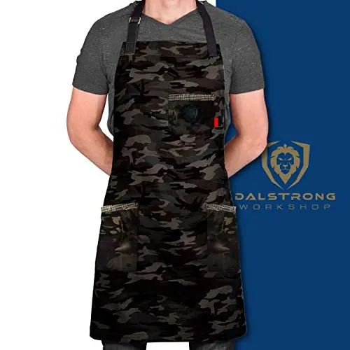 Dalstrong The Kitchen Rambo: Dark Camo Professional Chef’S Apron – Heavy-Duty Kitchen Wear 1