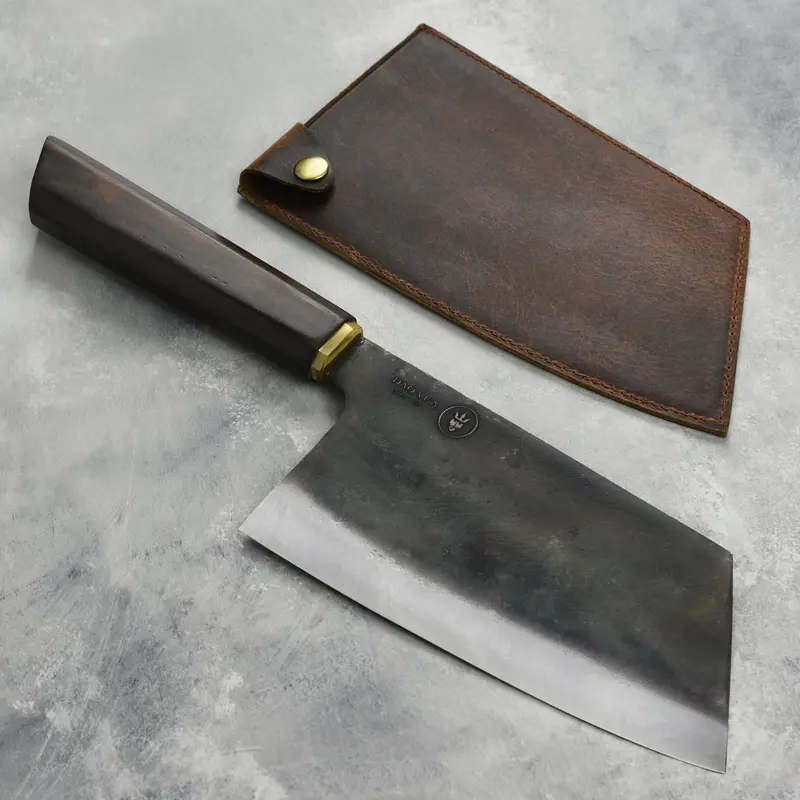 Dao Vua V3 Special Carbon Steel Kiri Cleaver – 7 Inches 1