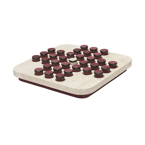 Delos Square Marble Solitaire Game Set 1