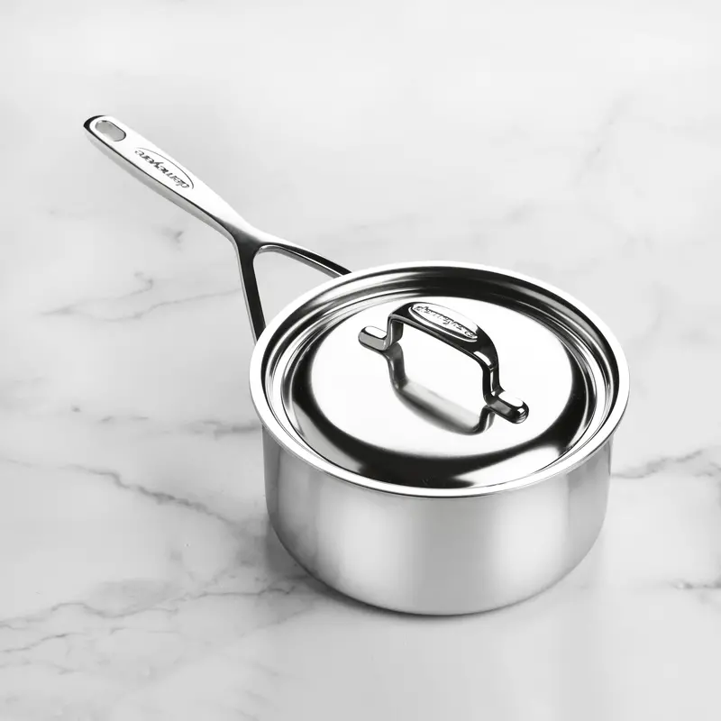 Demeyere 5-Plus Saucepan – 2.3-Quart Stainless Steel Compact Simmering Pot 1