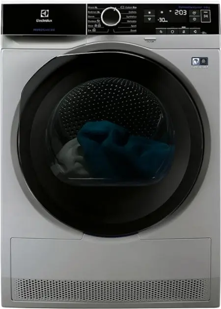 Electrolux A++ Heat Pump Clothes Dryer – 9Kg Capacity, 118L Drum, Silver 1