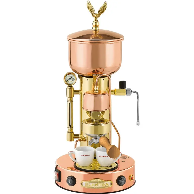 Elektra Micro Casa Semiautomatic Espresso Machine – Copper & Brass Edition 1