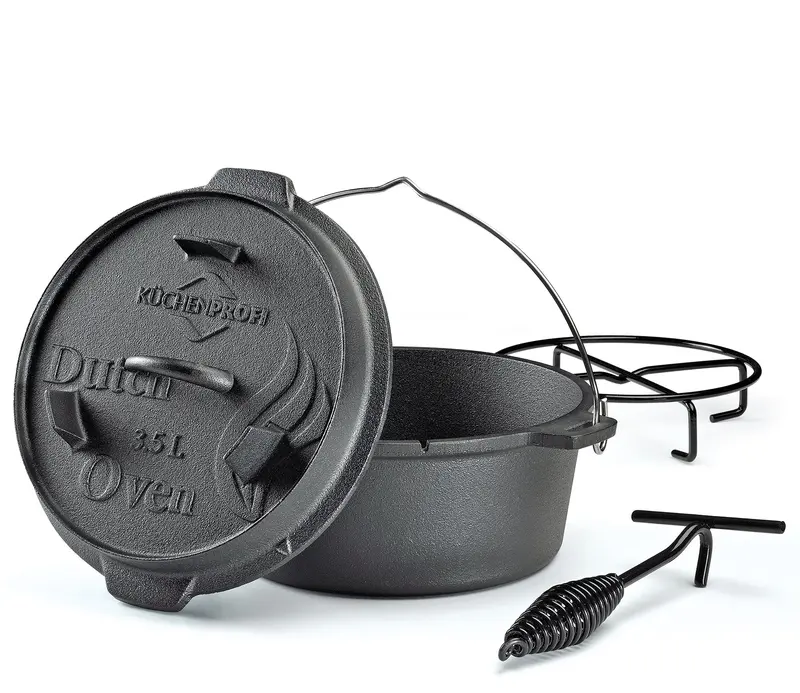Enamel-Coated Cast Iron Dutch Oven – 3.5 L Capacity, 24 Cm Diameter 1