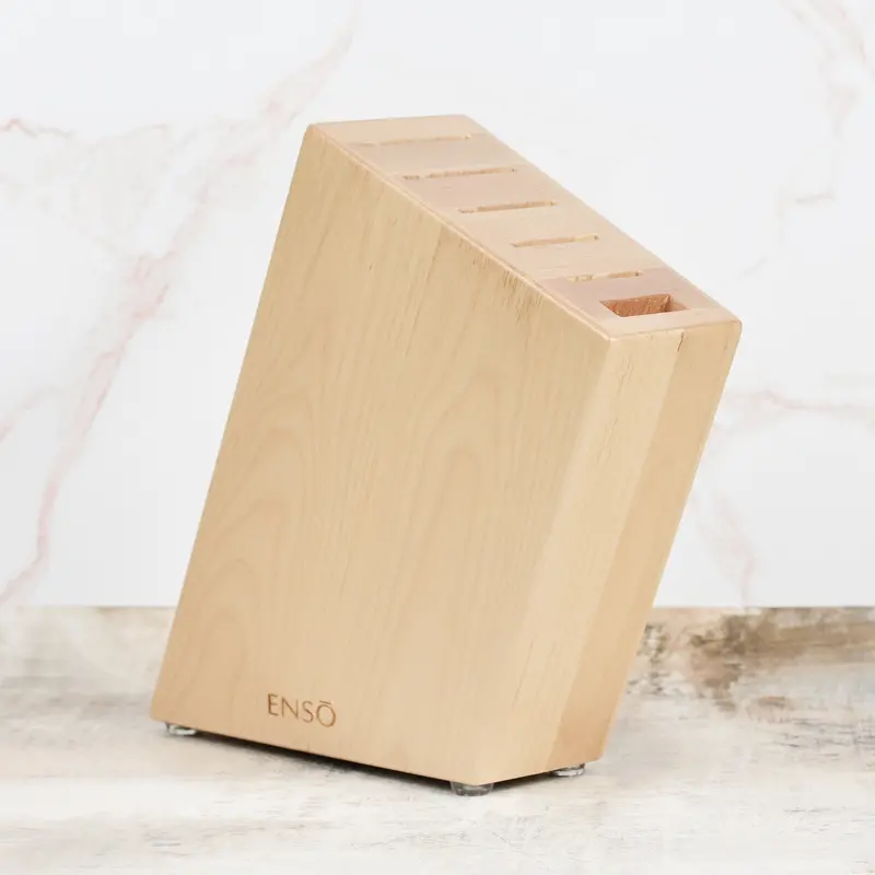 Enso Birch 6-Slot Knife Organizer Block 1