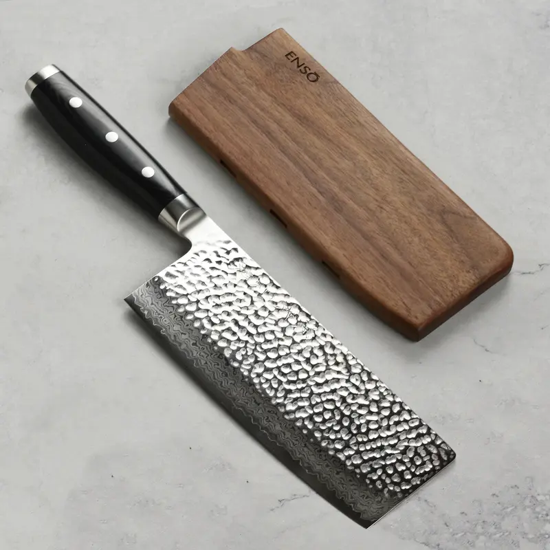 Enso Hd Chinese Chef’S Knife – 7-Inch Wide-Blade Cleaver-Style Cook’S Tool 1