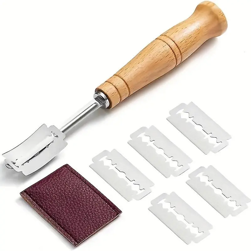 Ergonomic Handle Lame With Replaceable Blades – Bread Scoring Tool 1