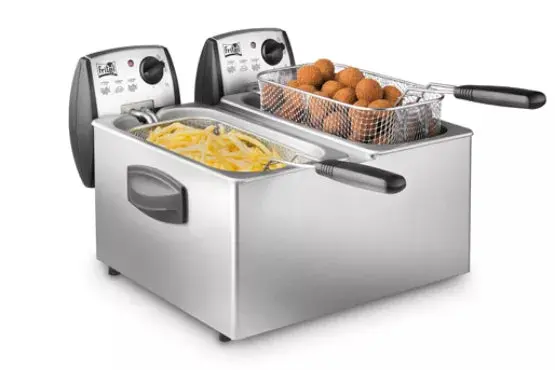 Fritel Fr 1850 Duo Dual-Basket Deep Fryer (2 × 3 L, 2200 W) 1
