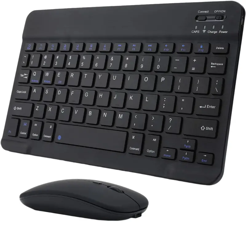Gbt Rechargeable Wireless Keyboard And Mouse Combo – Ultra-Thin Portable Set For Smartphones 1