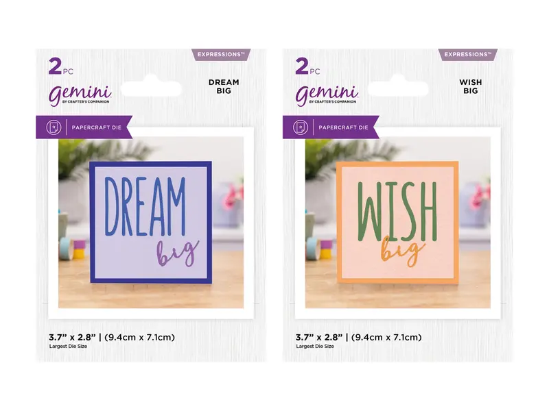 Gemini Large Script Word Dies – ‘Hello’ And ‘Thanks’ Cut-Out Duo 1