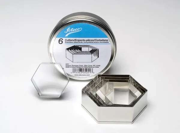Geometric Hexagon-Shaped Baking Cutter Set – 5251 1
