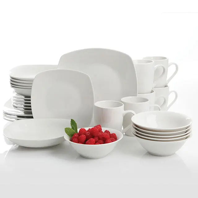 Gibson Hagen 30-Piece Microwave-Safe Dinnerware Set 1
