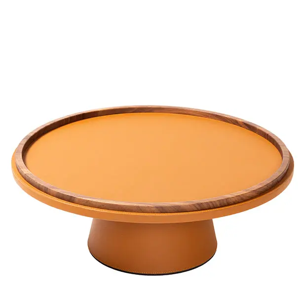 Giobagnara X Poltrona Frau Rotating Elevated Serving Tray 1
