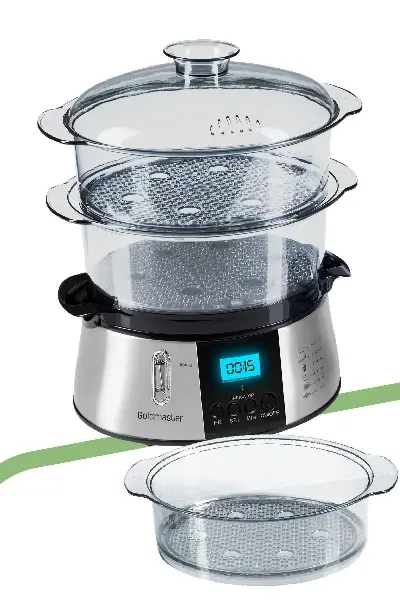 Gold Master 10L Electric Rice Cooker – 800W Heating, Durable Steel Construction 1