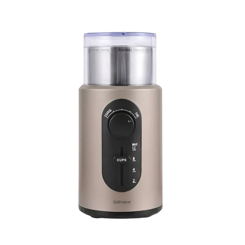 Gold Master Compact Spice Grinder – 70G Capacity, 200W Motor, Stainless Steel Body 1