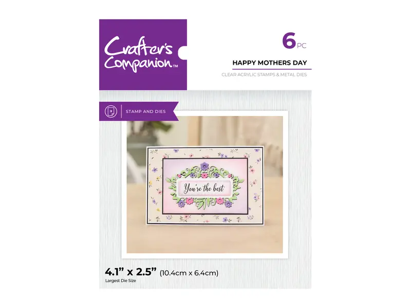 Happy Mother'S Day Stamp And Die Set By Crafter'S Companion 1