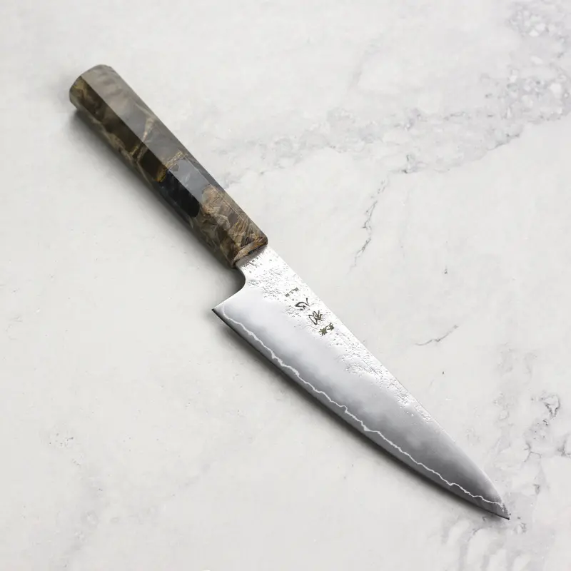 Hatsukokoro Ginrei Ginsan Nashiji 5.9-Inch Ko-Santoku – Mini Santoku For Delicate Tasks 1