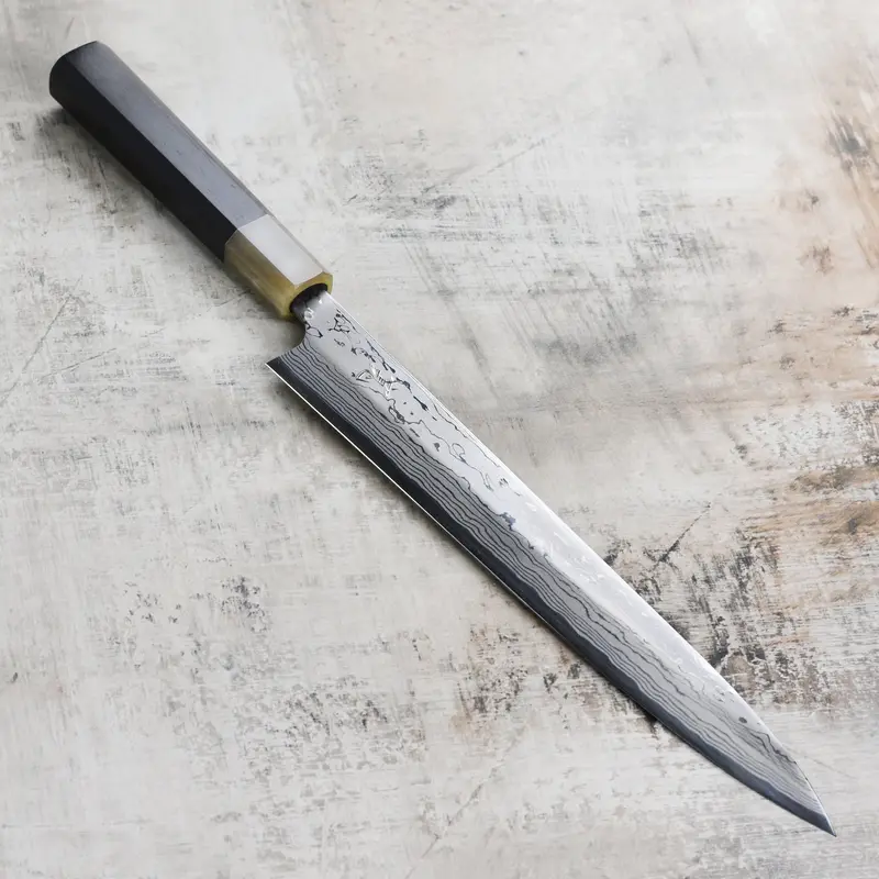 Hatsukokoro X Yauji Aogami #2 Yanagiba – 10.6-Inch Single-Bevel Sashimi Knife 1