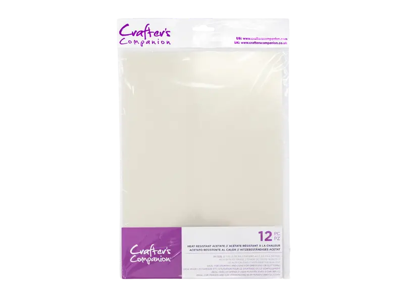 Heat-Resistant Acetate Sheets – 12-Pack 1