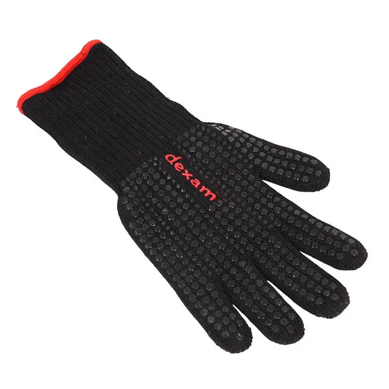 Heat-Resistant Black Grill Glove – Oven & Bbq Safe 1