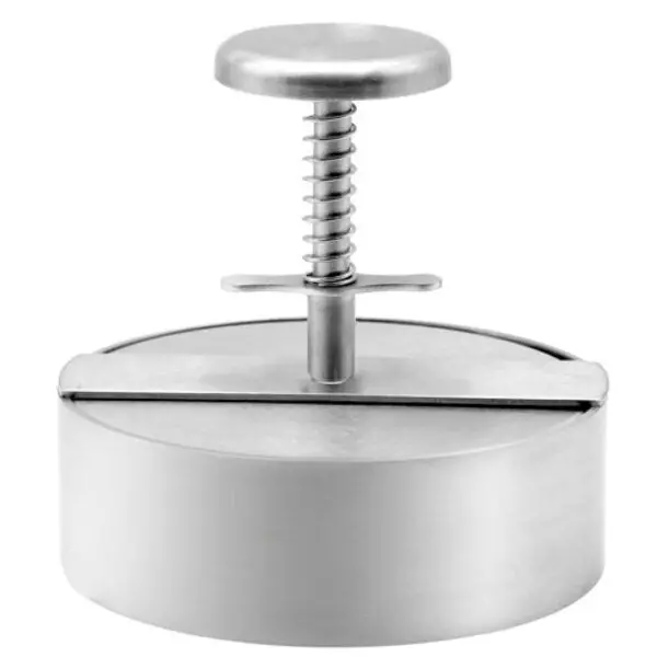 Heavy-Duty Stainless Steel Hamburger Patty Press 1