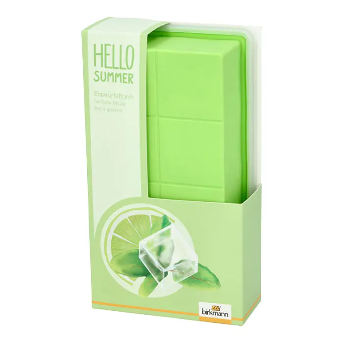 Hello Summer Green Xl Cube Ice Tray – Large Format 1