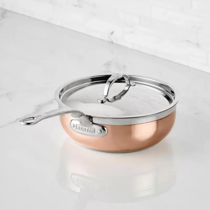 Hestan Copperbond 3.5-Qt Induction-Compatible Copper-Bonded Essential Pan 1
