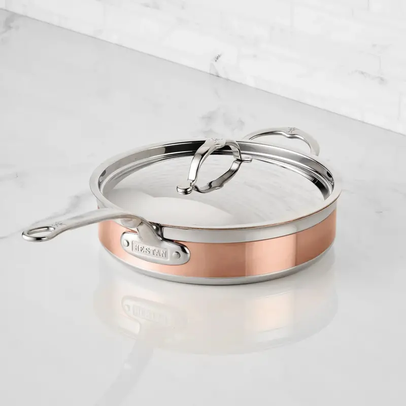 Hestan Copperbond 3.5-Qt Induction-Ready Copper-Core Saute Pan 1