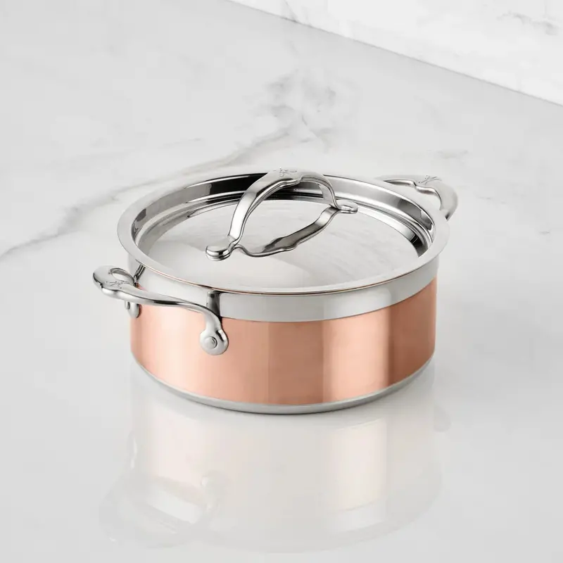 Hestan Copperbond 3-Qt Induction-Compatible Copper-Core Soup Pot 1