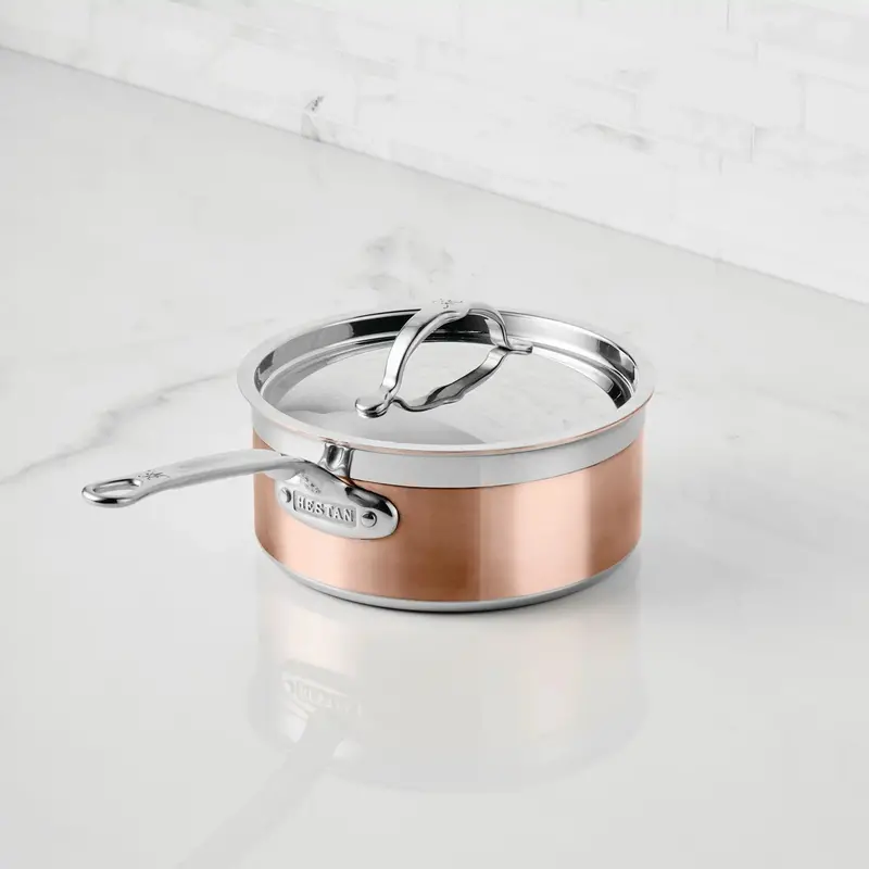 Hestan Copperbond 3-Qt Induction-Optimized Copper-Bonded Saucepan 1