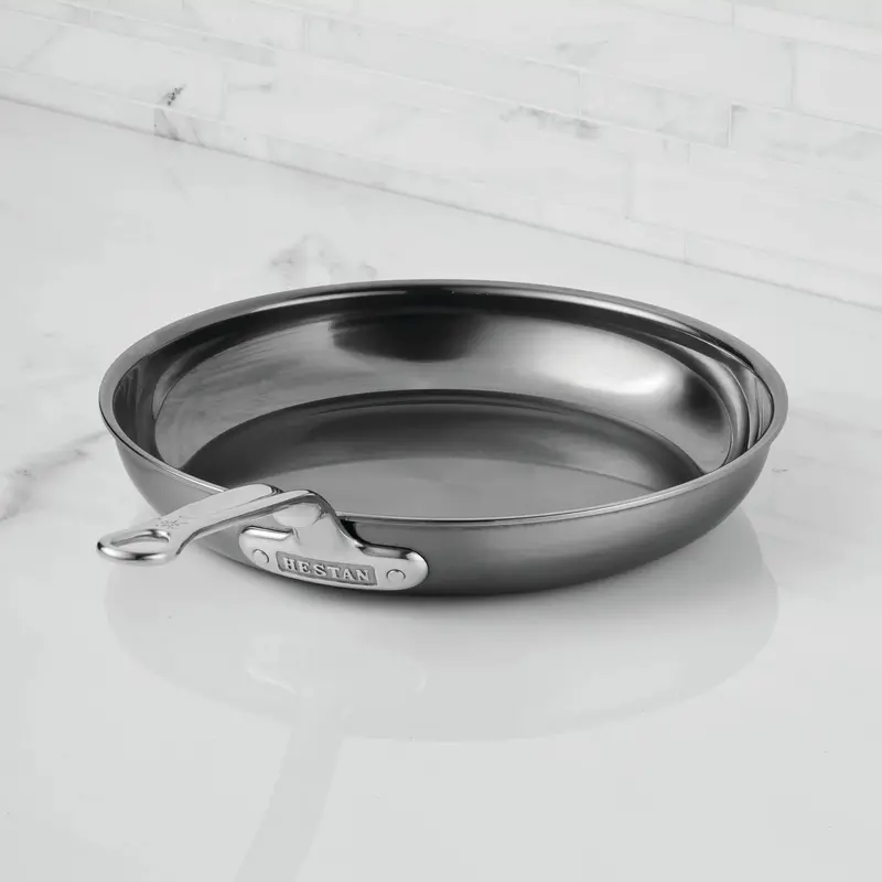 Hestan Nanobond 12.5-Inch Titanium-Infused Stainless Skillet 1