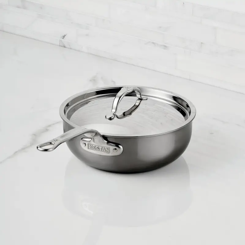 Hestan Nanobond 3.5-Qt Versatile Titanium Stainless Essential Pan 1