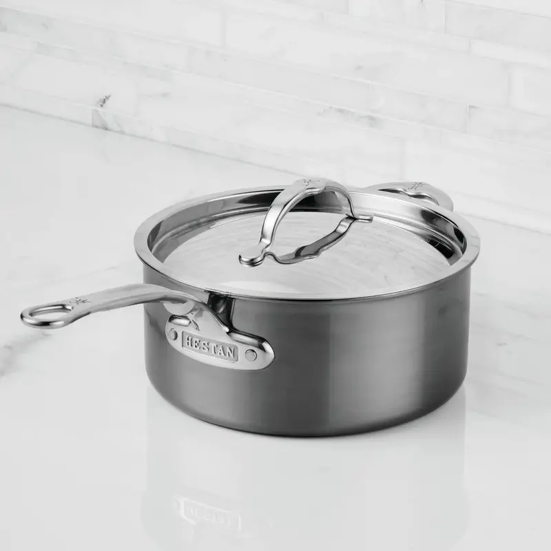 Hestan Nanobond 4-Qt Titanium-Enhanced Stainless Saucepan 1