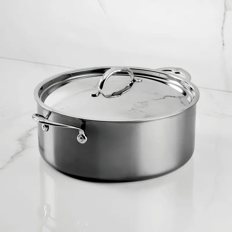 Hestan Nanobond 9-Quart Titanium-Reinforced Rondeau – Multi-Tasking Stainless Cookware 1