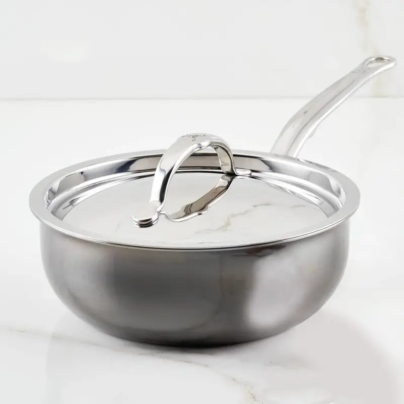 Hestan Nanobond Titanium-Reinforced Stainless Saucier – 2-Quart 1