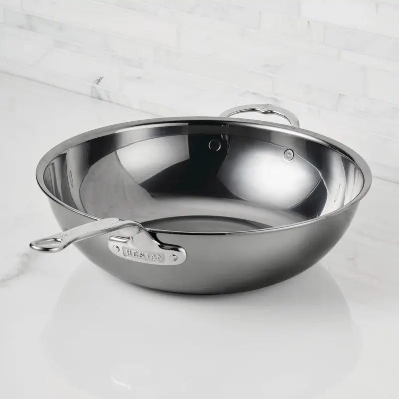 Hestan Nanobond Titanium Stainless Chef’S Pan – 14 Inch 1